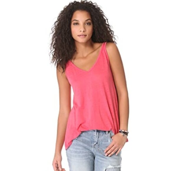 Nation LTD Tops - Nation LTD Jen‎ Menchaca Coral Pink Cotton Scoop Neck Tank Top Womens Medium